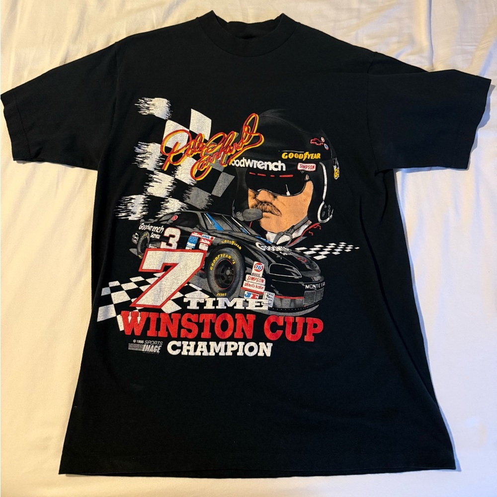 Vintage (1995) Dale Earnhardt NASCAR Graphic Tee by Preferred Sportswear